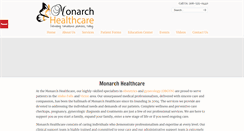Desktop Screenshot of monarch-healthcare.net