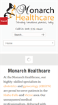 Mobile Screenshot of monarch-healthcare.net