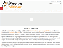Tablet Screenshot of monarch-healthcare.net